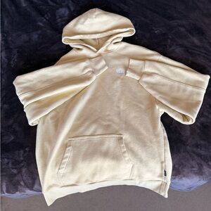 Vans Yellow Logo Hoodie Sweatshirt Size XS (Fits Like Oversized Small)